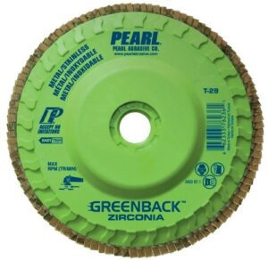 GreenBack Quick Mount Zirconia Flap Disc x 5/8"-11